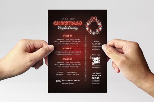 Christmas Party Flyer Template