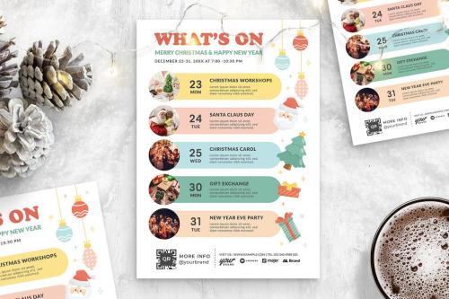 What's On at Christmas Template