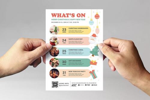 What's On at Christmas Template