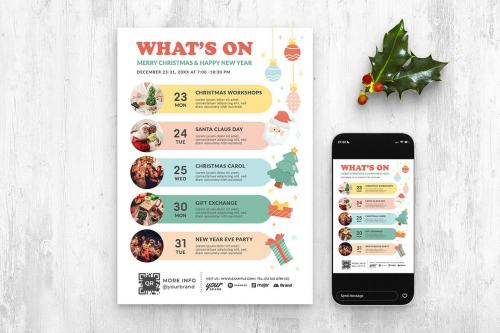 What's On at Christmas Template