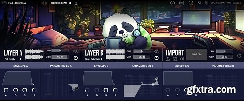 Clark Audio Lofi Panda 3 Bedroom Beats Expansion