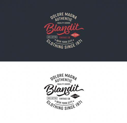 Vintage Style Logo Layout - 250519741