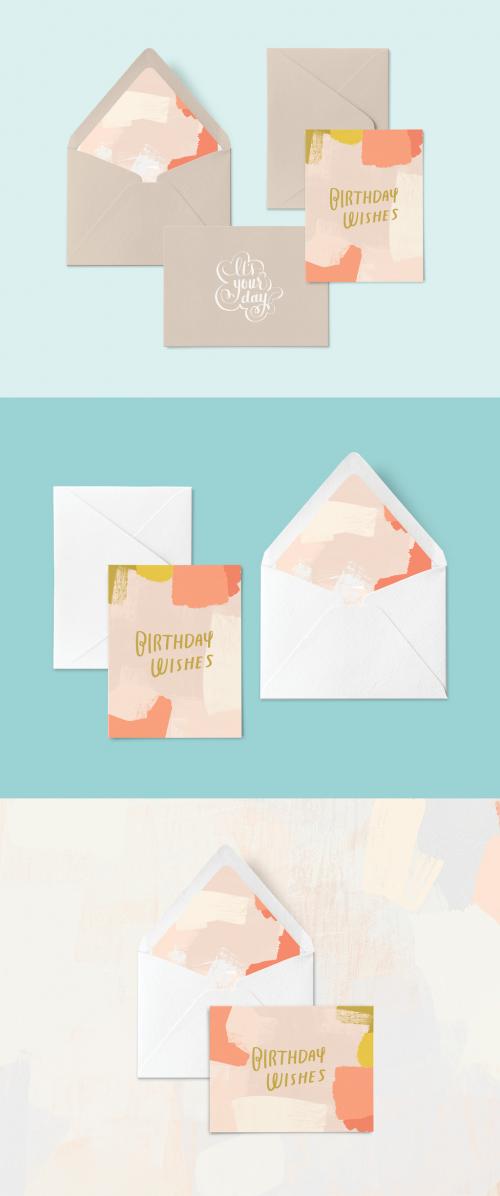 Greeting Cards and Envelopes Mockup - 250709475