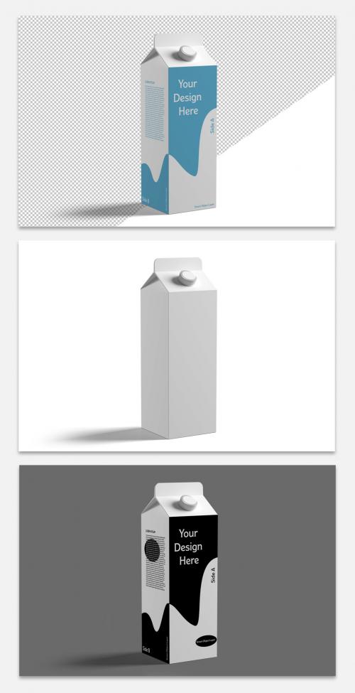 Milk Bottle Mockup - 250724323