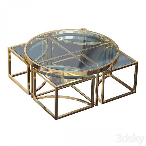 Coffee table Eichholtz Coffee Table Padova Gold