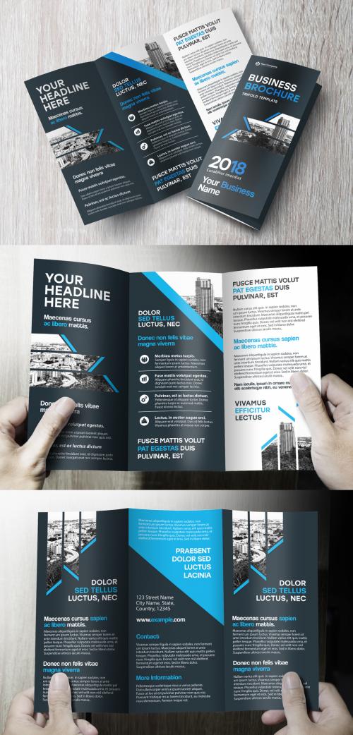 Tri-Fold Brochure Layout - 251624603