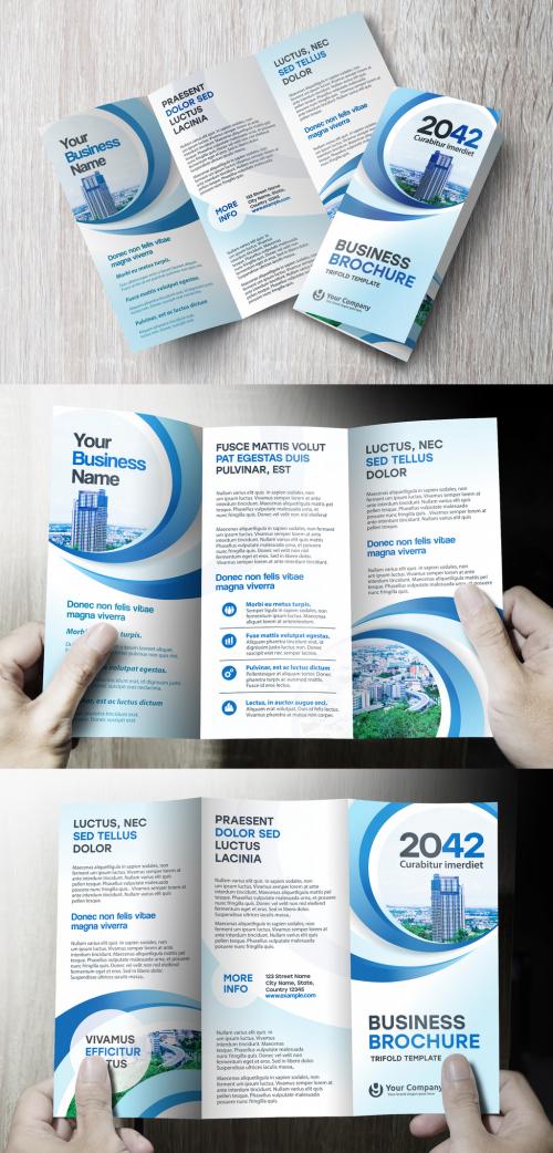 Tri-Fold Brochure Layout - 251624680