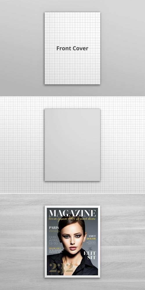 Magazine Cover Mockup - 253174124