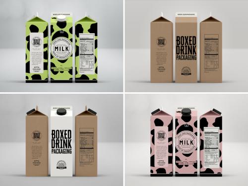 Liter Carton Mockup - 253178863