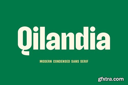 Qilandia - Modern Condensed Sans Serif VMADFAY