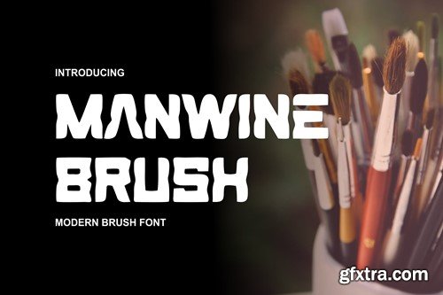 Manwine Brush Fonts 7FZ6T6F