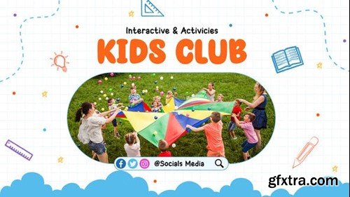 Videohive Kids Club Slide Promo 49225458