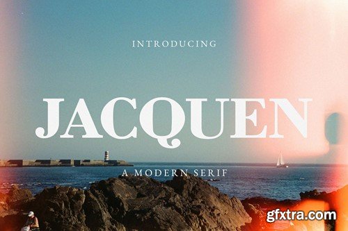 Jacquen - A Modern Serif Font MVZX2WG