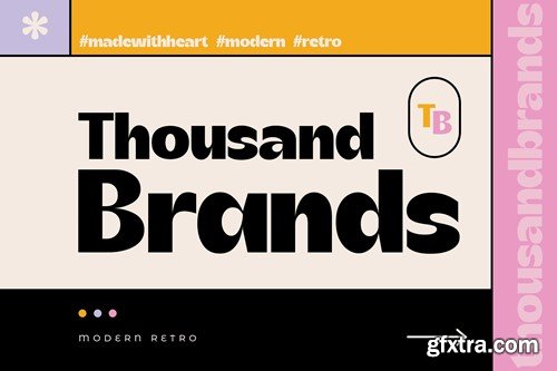 Thousand Brands - Unique Business Font NZUWTAR