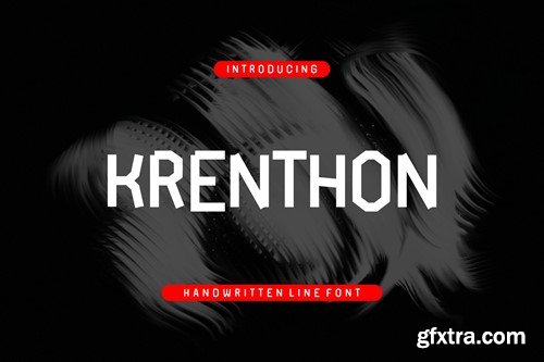 Krenthon - Handwritten Line Font B2R9YMW