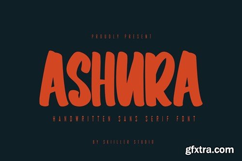 Ashura - Handwritten Sans Serif Font 7WK67SL