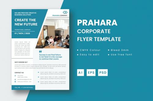 Prahara - Corporate Flyer Template