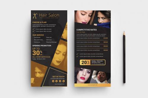 Hair Salon Poster/Flyer/Brochure Templates