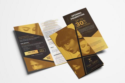 Hair Salon Poster/Flyer/Brochure Templates