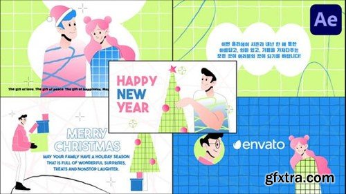 Videohive Christmas Typography Slides for After Effects 49224345