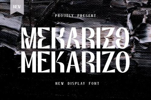 MEKARIZO - Display Sans Serif