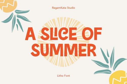 Litho - Fun &amp; Playful Font