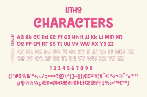 Litho - Fun &amp; Playful Font