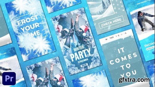 Videohive Winter Frost Instagram Christmas Stories Post 2 49149503