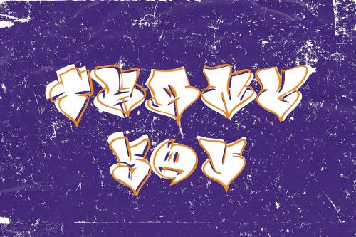 Urban Love - Solid and Outline Graffiti Font