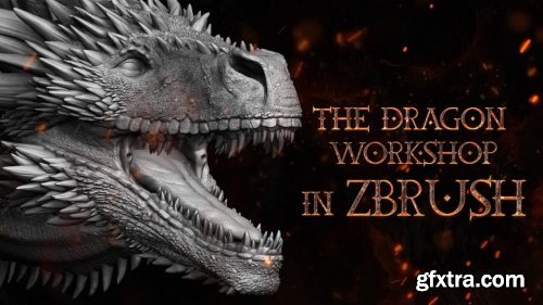 Artstation - CG Sphere Dragon Workshop + Brushes * Sculpt Your First Dragon In Zbrush *