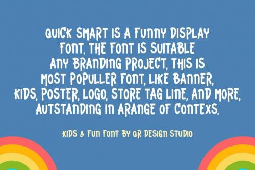 Quick Smart - Kids Font