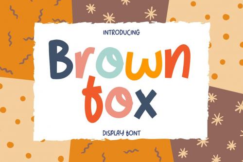 Brown Fox - Playful Handwritten Display Font