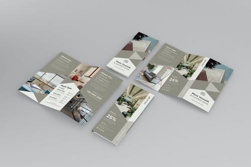 Apartment Real Estate Trifold Brochure