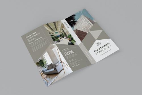 Apartment Real Estate Trifold Brochure