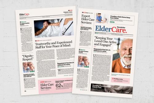 Elder Care Newsletter Template