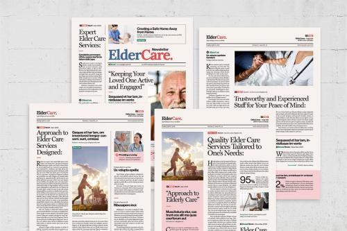 Elder Care Newsletter Template