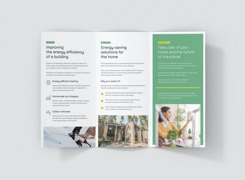 Heating System Brochure Tri-Fold Template