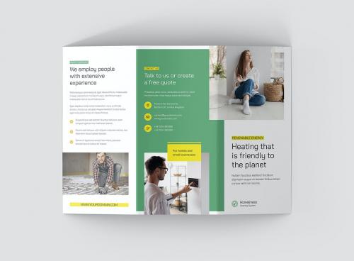 Heating System Brochure Tri-Fold Template