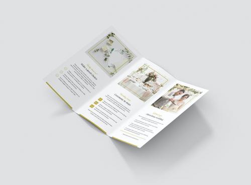 Wedding Offer Brochure Tri-Fold Template