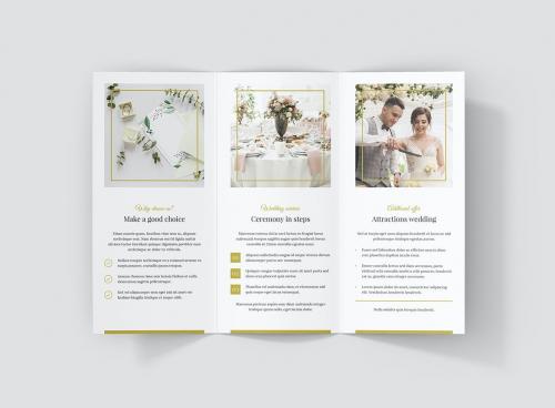 Wedding Offer Brochure Tri-Fold Template