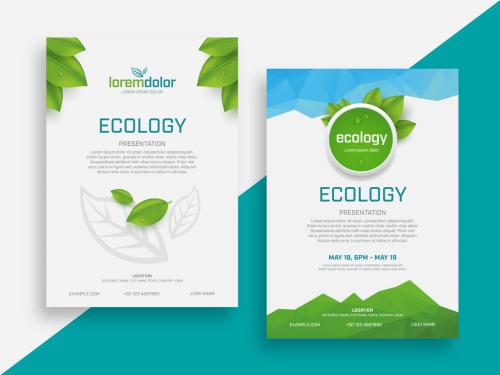 Ecology Presentation Flyer Layouts - 255004632