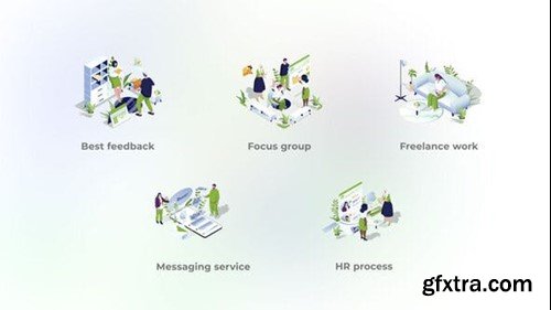 Videohive Freelance Work - Isometric Illustration 49225422