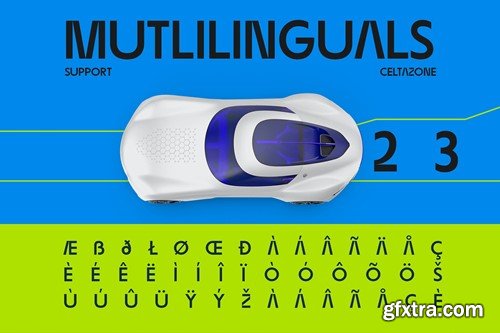 Celtazone - Futuristic Sci-Fi Sport Font 6TDY3QZ