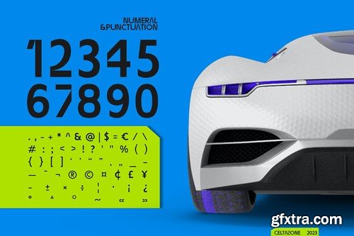 Celtazone - Futuristic Sci-Fi Sport Font 6TDY3QZ