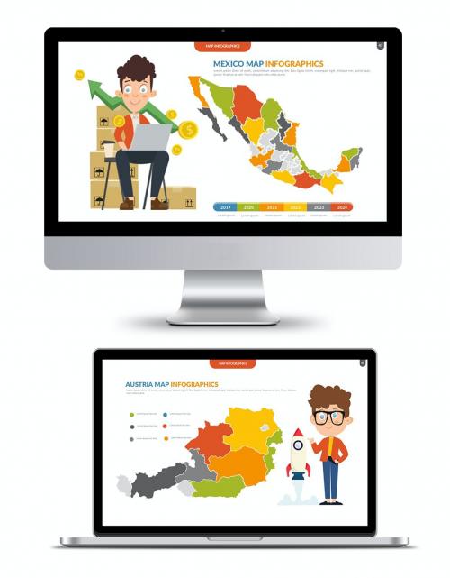 Map Powerpoint Presentation Templates