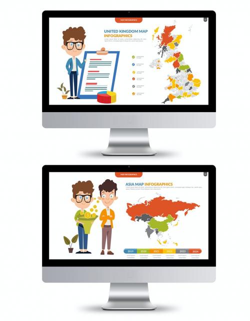 Map Powerpoint Presentation Templates