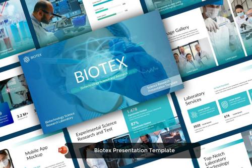 Biotex Research Powerpoint Template