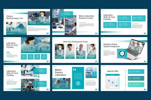 Biotex Research Powerpoint Template