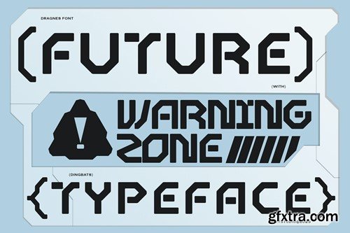 Dragnes - Futuristic Sci-fi Font 3XULVC8