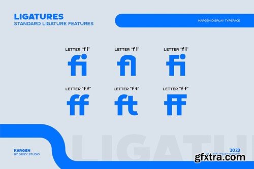 Kargen - Sans Serif Display Typeface H9HPXTY